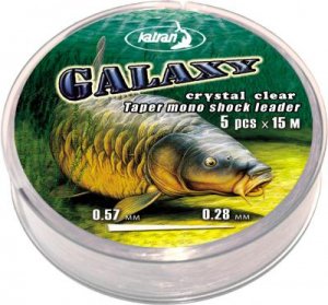 Taper mono shock leader GALAXY cast 0,30-0,47 mm